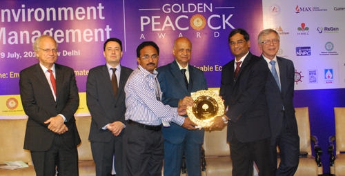 Winner of ‘Golden Peacock Environment Management Award’ for the Year 2016
